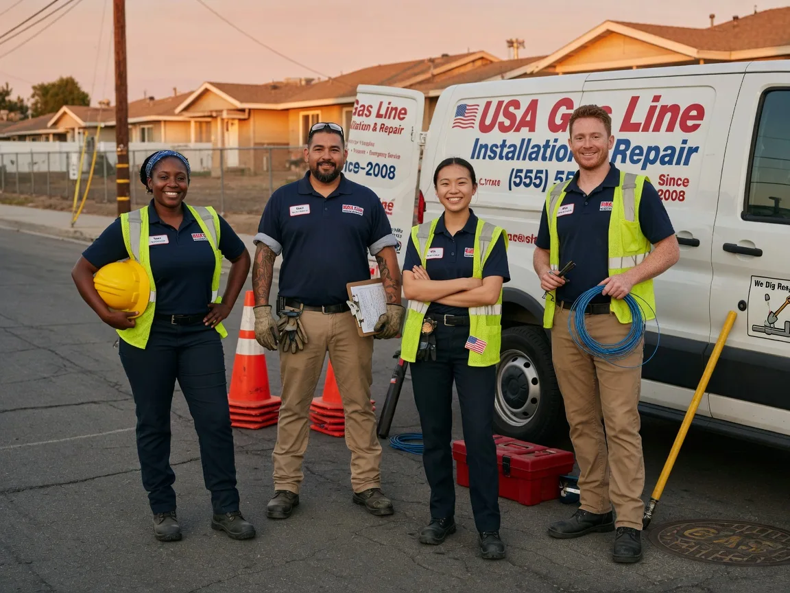 Gas Line Installation company in Vickery, OH